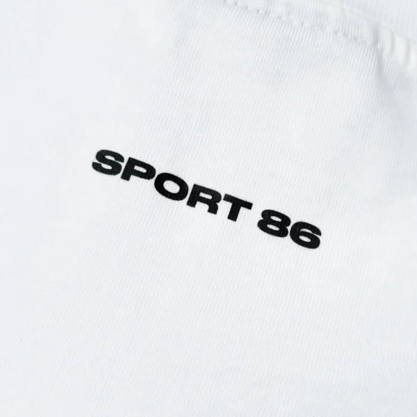 SPORT 86 Tee White (Yellow & Purple)
